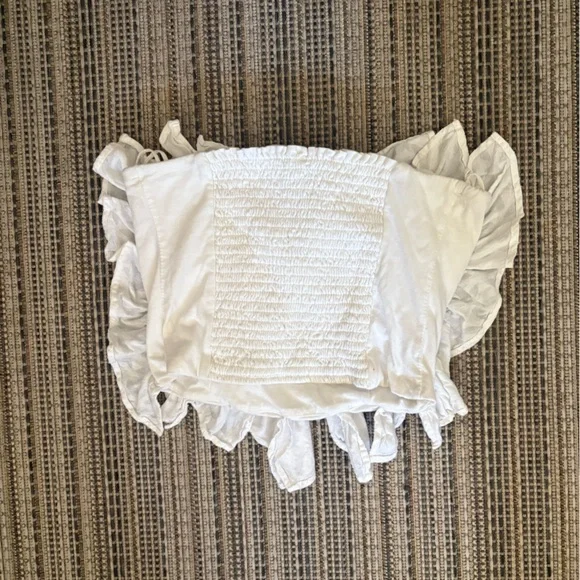 Anthropologie Ruffle Tube Top - Picture 5 of 5